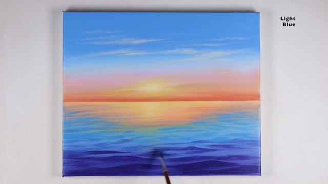 Sunset Seascape Painting | Acrylic Painting | Sunset by The Window смотреть онлайн
