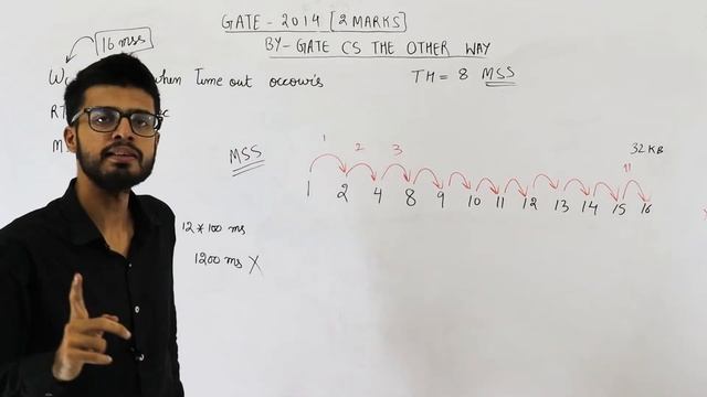 Gate 2014 pyq CN | Let the size of congestion window of a TCP connection be 32 KB when a timeout смотреть онлайн