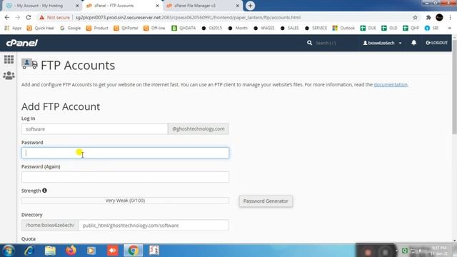 How to create FTP account in cpanel - godaddy смотреть онлайн
