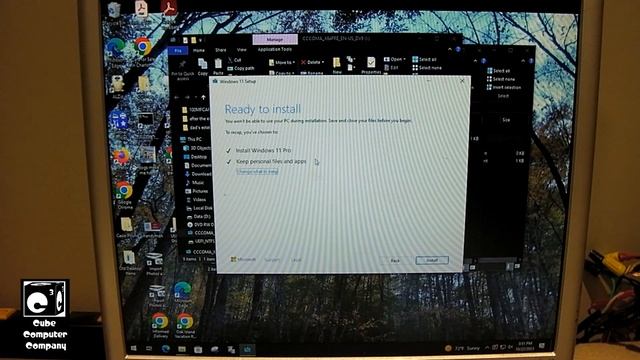 The Ryzen 5 2400G MTDX Black Max gets upgraded to Windows 11 смотреть онлайн
