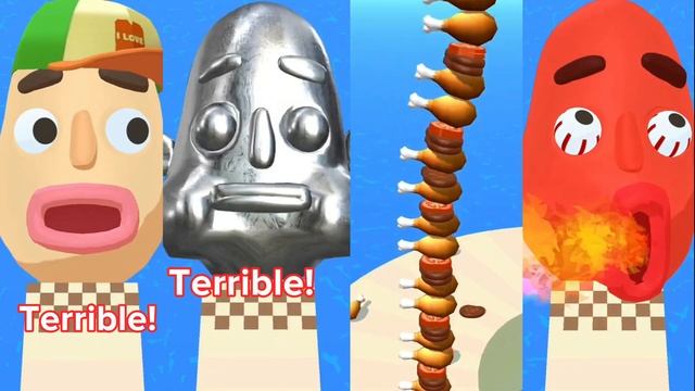 Sandwich Runner NEW FACES BATTLE🍔Sandwich Runner - Gameplay Walkthrough смотреть онлайн