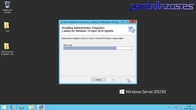 GPO Active Directory: Almacén central de plantillas de directiva de grupo смотреть онлайн