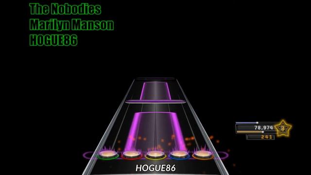 MARILYN MANSON-The Nobodies (Clone Hero Chart) смотреть онлайн
