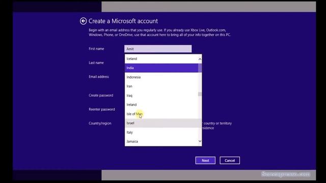 How to Create New Microsoft account in windows 8.1/10 смотреть онлайн