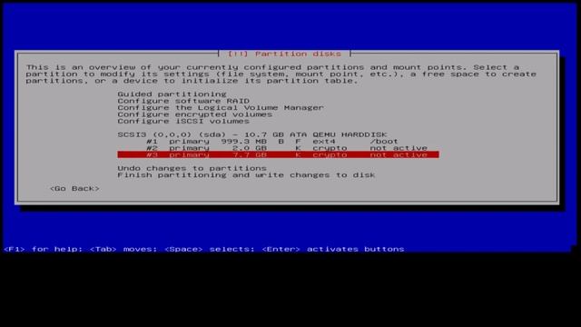 debian netinstall with encrypted swap and root смотреть онлайн