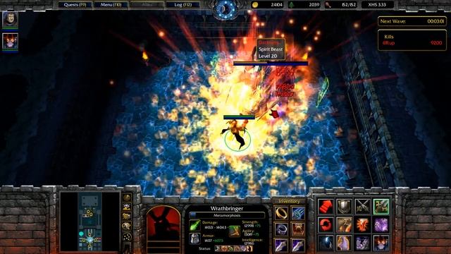 XHeroSiege 3.33: Jacky and Demon Hunter (Extreme, Level 4 Impossible, 8 way, Solo) смотреть онлайн