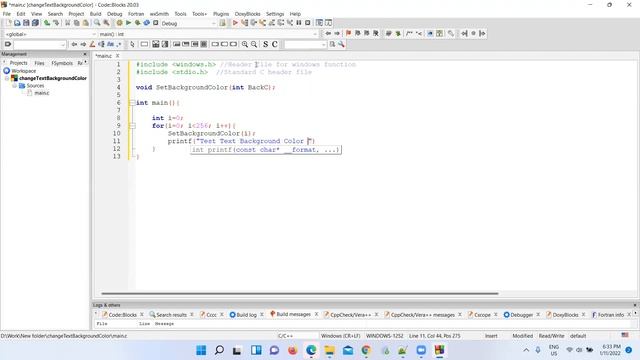 Change Text Background Color in C Console Application смотреть онлайн