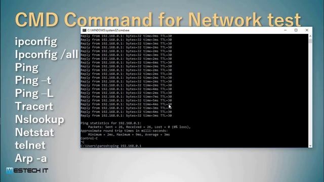 🌐CMD Command For Network Troubleshooting 🌐 Windows command line 🌐 Part-1 смотреть онлайн