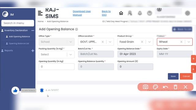RAJ SIMS APP पर Login और MDM खाद्यान्न एंट्री कैसे?गेहूं,चावल की स्टॉक और डेली एंट्री #rajsims смотреть онлайн