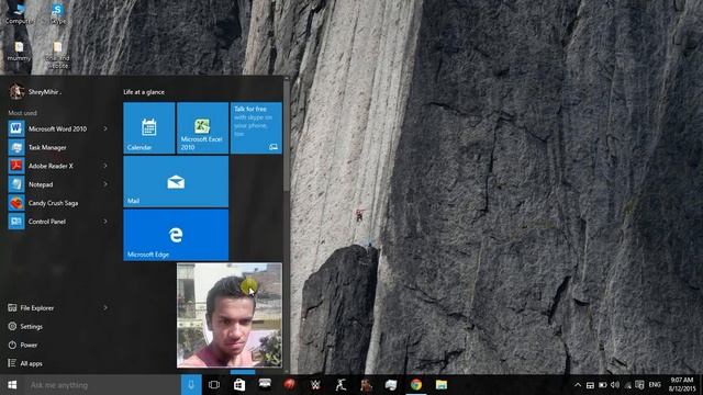 Customize Your Start Menu On Microsoft WINDOWS 10 смотреть онлайн
