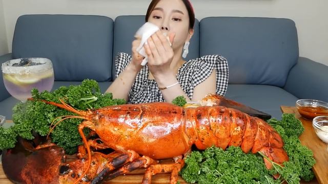 [Mukbang ASMR] 싱싱한🦞 대왕 랍스터 먹방! Gaint King Lobster Eatingshow Realsound Ssoyoung