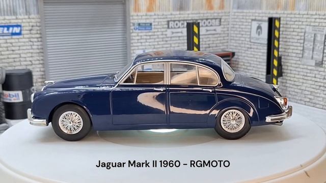 Jaguar MK II Dark Blue 1960 1:24 Scale Model смотреть онлайн