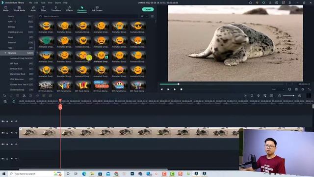 Hướng Dẫn Thêm Mặt Cười Vào Video Với Filmora 11 смотреть онлайн