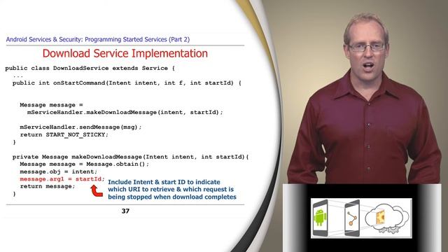 Section 2: Module 1: Part 3: Programming Started Services (Part 2) смотреть онлайн