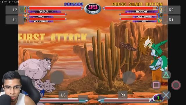 Marvel Vs Capcom 2 no Android смотреть онлайн