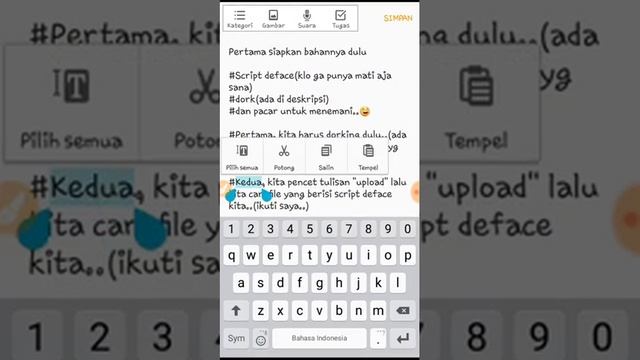 Tutorial Deface Poc Upload File/Kindeditor [Android]