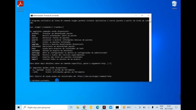 Winget! O Comando secreto do Windows! Instalar desinstalar e atualizar applicativos sem Browser!!! смотреть онлайн