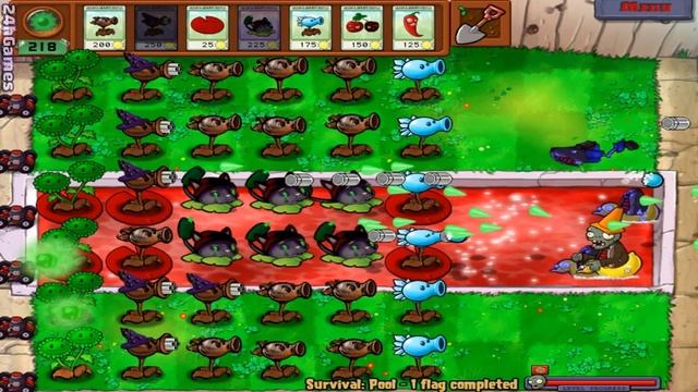 Plants Vs Zombies Vs Halloween Mod - Team Plants Halloween vs All Zombies Fight! смотреть онлайн