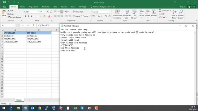 How to create QR Code in Excel || || How to create BAR Code in Excel || смотреть онлайн