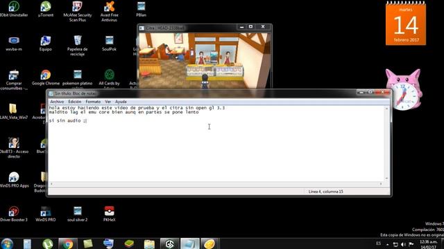 pokemon sun en citra sin opengl 3.3. probando transmicion en vivo смотреть онлайн