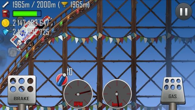 Hill Climb Racing - 🚑 Ambulance on Roller Coaster | GamePlay смотреть онлайн
