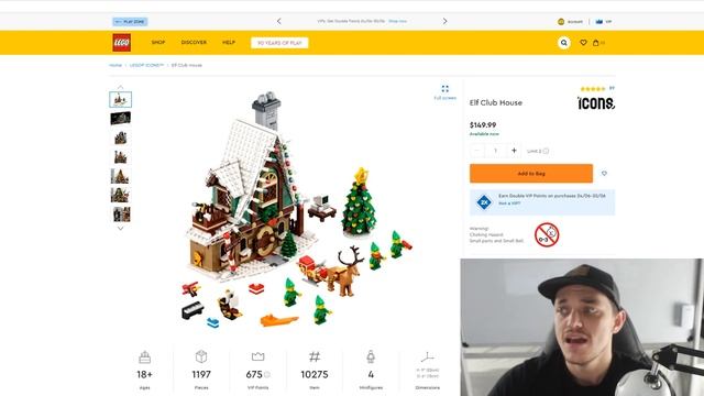 LEGO Investment Review Elf Club House 10275 / LEGO investing 2022 / LEGO Review 10275 смотреть онлайн