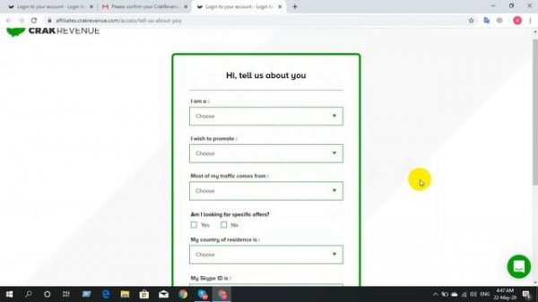 How to Create Account in CRAKREVENUE | Full Steps | CPA Guideline for Beginners