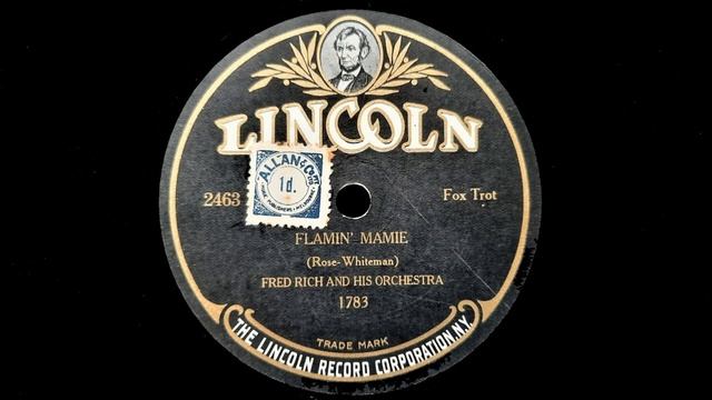 Flamin' Mamie (Rose, Whiteman) - Played by Fred Rich and His Hotel Astor Orchestra смотреть онлайн