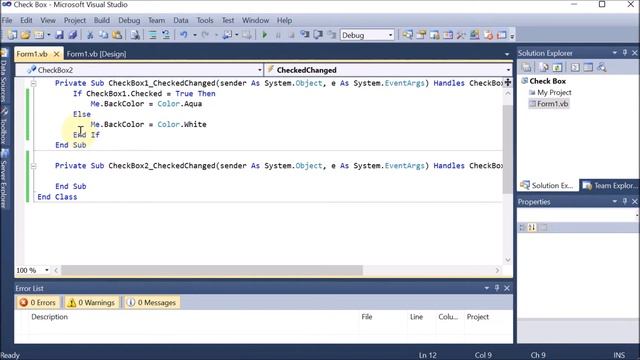 P55 | Check Box to change Back Color of Form, Textbox & Label | VB.NET смотреть онлайн