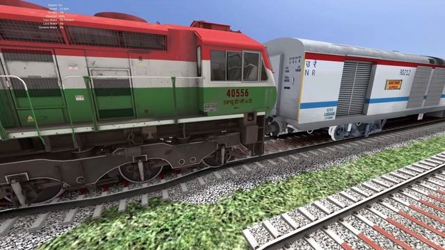 3 Trains vs Double slow Bumps Crossing - Train Simulator 2023 #railroad смотреть онлайн