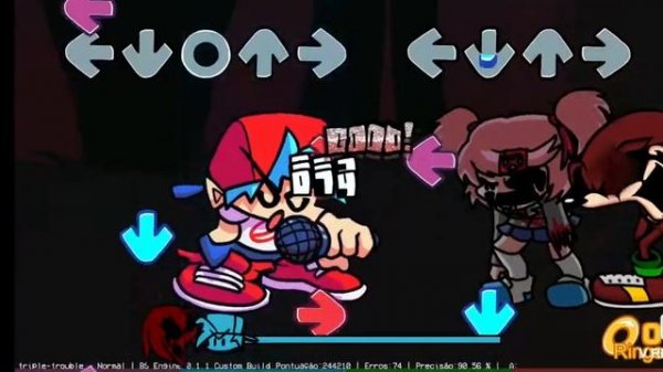 Friday Night Funkin' Sonic.exe X Monika.exe Triple Trouble (android) [Hard Mode]