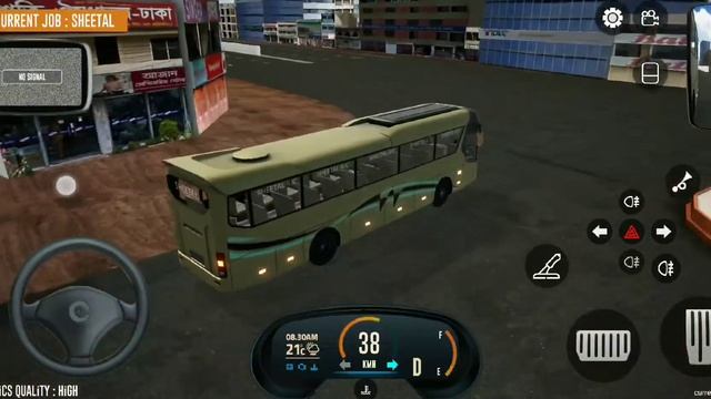 Bus Simulator Bangladesh - Hundai Bus #bussimulatorbangladesh #bussimulator #bussimulatorindonesia смотреть онлайн