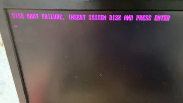 Erro disk boot failure, insert system disk and press enter (SOLUÇÃO) смотреть онлайн