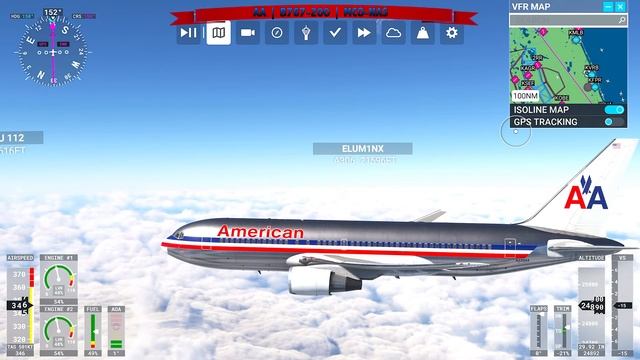 LIVE American Airlines Boeing 767-200 Orlando - Nassau FULL FLIGHT - Microsoft Flight Simulator 202 смотреть онлайн