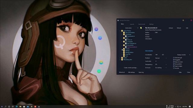 New Anime Theme For Windows - Best Windows Theme - Rainmeter 2022 смотреть онлайн
