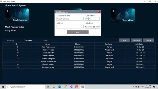 C# Winform - Video Rental Software смотреть онлайн