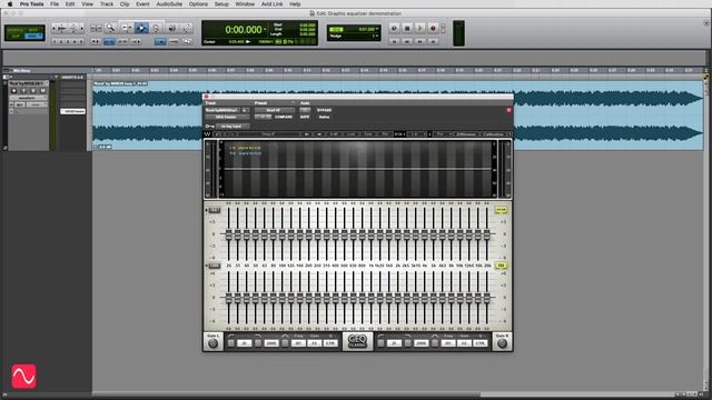 Graphic equalizer demonstration using the Waves GEQ Classic смотреть онлайн