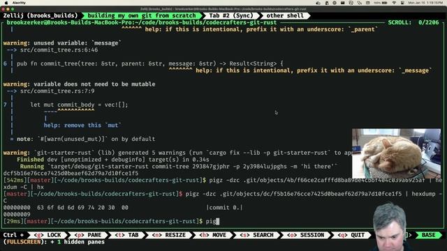 CodeCrafters build your own git in Rust - commit смотреть онлайн
