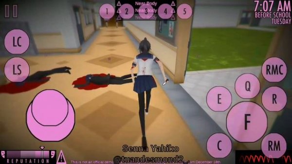 ⌗Yandroid Simulator/Yandere Simulator Port Android | Gameplay | CL+࿐