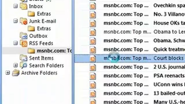 How to read an RSS feed in Outlook смотреть онлайн