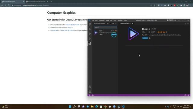 Set up OpenGL Environoment with VS code IDE for Computer Graphics Course | Mazbaur Rashid смотреть онлайн