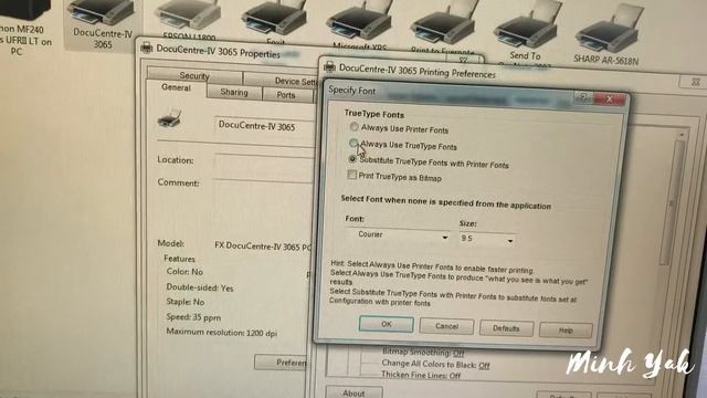 Cách sửa lỗi font chữ khi in ra máy photo xerox 3065, 5225,5335 bị mất chữ ư, ươi ... смотреть онлайн