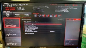 MSI B550 bios setup for windows 10.