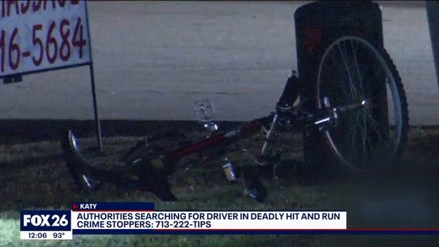 Katy crime: Search underway for hit-and-run driver who fatally struck cyclist смотреть онлайн