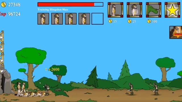Age of War. Наверное самый легкий способ пройти невозможный уровень. смотреть онлайн