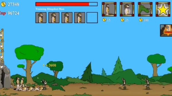 Age of War. Наверное самый легкий способ пройти невозможный уровень.