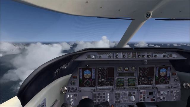 Microsoft Flight Simulator X - Bristol, UK to Dublin, Ireland IFR Flight in Bombardier Learjet 45 смотреть онлайн