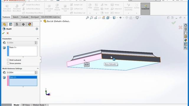 SOLIDWORKS 2021: Introduction to the Shell command смотреть онлайн