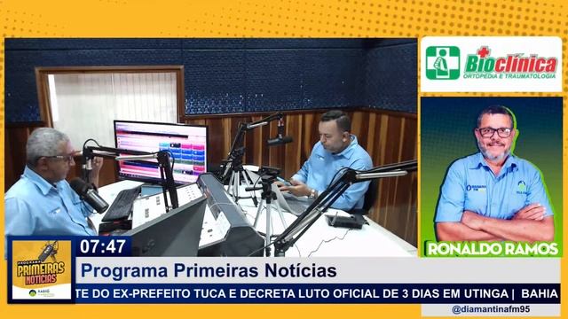 Primeiras Notícias 02/04/2024 | Diamantina FM | Ao Vivo! 🎙️ #DiamantinaFM95 #Itaberaba смотреть онлайн