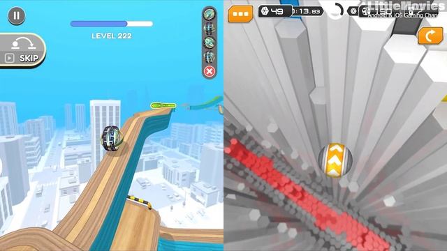 Going Balls vs Gyro Balls ALL LEVELS Android iOS Mobile Gameplay смотреть онлайн
